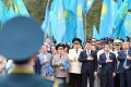 Алматыда Мемлекеттік рәміздер күніне орай Мемлекеттік Ту салтанатты түрде көтерілді