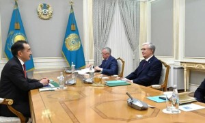 Мемлекет басшысы Бақытжан Сағынтаевты қабылдады