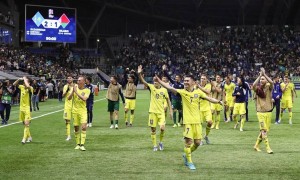 ФУТБОЛДАН ҚАЗАҚСТАН ҚҰРАМАСЫ ҰЛТТАР ЛИГАСЫ ТОБЫНДА ЖЕҢІСКЕ ЖЕТТІ