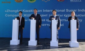 Жамбыл облысында 1 млн тонна қант қызылшасын өңдейтін зауыттың құрылысы басталды