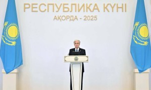 Қасым-Жомарт Тоқаев Қазақстан халқын Республика күнімен құттықтады