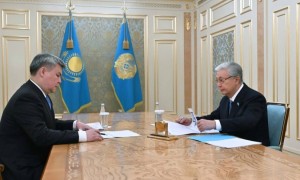 Президент «QazaqGaz» ҰК» АҚ басқарма төрағасы Әлібек Жамауовты қабылдады