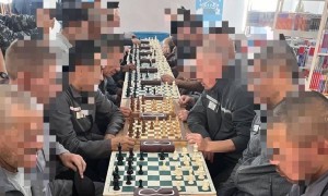 Түзеу мекемесінде шахмат пен дойбыдан жарыс өтті