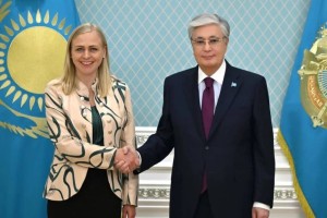 Мемлекет басшысы ЕҚЫҰ-ның іс басындағы төрағасы Элина Валтоненді қабылдады