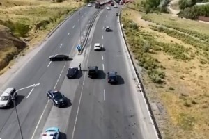 Тараз-Шымкент трассасындағы апат: жол қозғалысы толық қалпына келтірілді