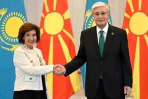 Қасым-Жомарт Тоқаев Солтүстік Македония Президентімен кездесті