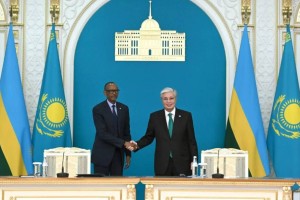 Қасым-Жомарт Тоқаев пен Поль Кагаме Бірлескен мәлімдеме қабылдады