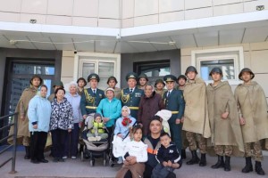 Ұландықтар Президент атынан ардагерлерге медальдар табыстады