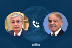 Мемлекет басшысы Шахбаз Шарифпен телефон арқылы сөйлесті