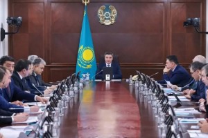 Су тасқыны. Үкімет басшысы республикалық штаб отырысын өткізді