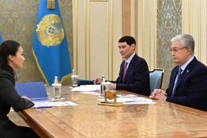 Президент «Қазпошта» АҚ басқарма төрағасы Әсел Жанасованы қабылдады