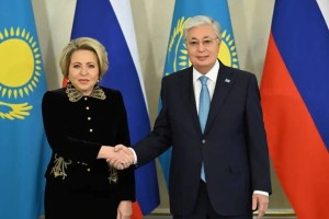 Мемлекет басшысы Валентина Матвиенкомен кездесті