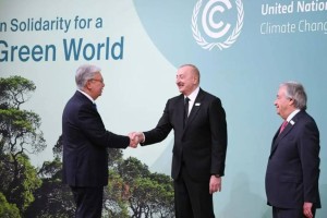 Қасым-Жомарт Тоқаев Баку олимпиадалық стадионына барды