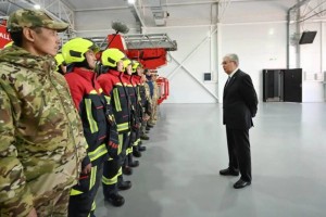 Мемлекет басшысы Астанадағы №23 жаңа өрт сөндіру бөліміне барды