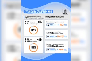 Су тасқынынан зардап шеккен 7 393 отбасына жаңа баспана берілді