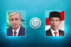 Мемлекет басшысы Индонезия Президентіне құттықтау жеделхатын жолдады