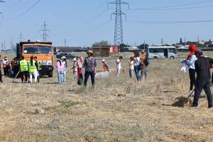 Әулиеатада «Таза Қазақстан» экологиялық акциясы жалғасуда