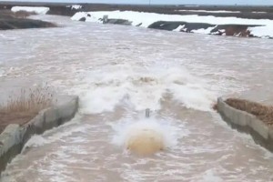 Жайық өзенінің деңгейі Оралда 34 сантиметрге көтеріліп, қауіпті шекке жақындады