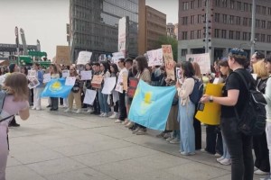 Бишімбаевтың ісіне байланысты Германияда митинг өтті (ВИДЕО)
