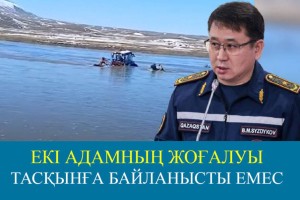 Вице-министр суға ағып кеткен азаматты айыптады (ВИДЕО)