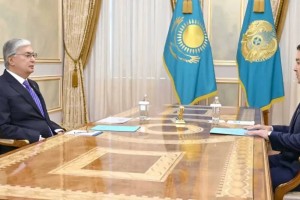 Мемлекет басшысы Жоғары аудиторлық палатаның төрағасы Әлихан Смайыловты қабылдады