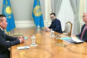 Мемлекет басшысы Ұлттық құрылтай мүшесі Талғат Қалиевті қабылдады