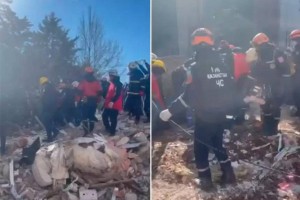 Қазақстан құтқарушылары түрік әріптестерімен бірге үйінді астынан әйелді шығарып алды