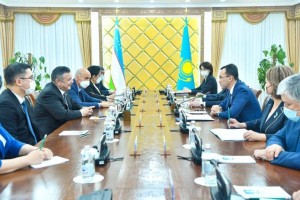 Мәулен Әшімбаев Өзбекстан Олий Мажлисінің Заң шығару палатасының Төрағасымен кездесті