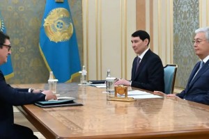 Президент Энергетика министрі Алмасадам Сәтқалиевті қабылдады