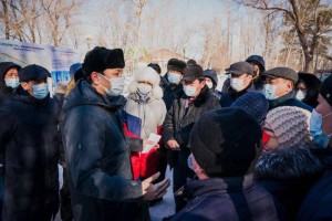 Алтай Көлгінов елді мекендердің тұрғындарымен кездесті