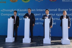 Жамбыл облысында 1 млн тонна қант қызылшасын өңдейтін зауыттың құрылысы басталды