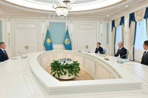 Президент Дүниежүзілік допингке қарсы агенттік президенті Витольд Баньканы қабылдады