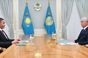 Президент Qazaq Stroy компаниялар тобының құрылтайшысы Нұрлан Артықбаевты қабылдады