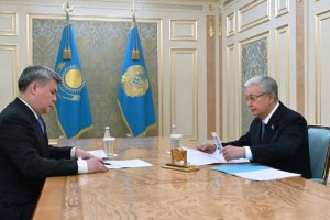 Президент «QazaqGaz» ҰК» АҚ басқарма төрағасы Әлібек Жамауовты қабылдады