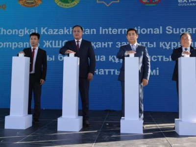 Жамбыл облысында 1 млн тонна қант қызылшасын өңдейтін зауыттың құрылысы басталды