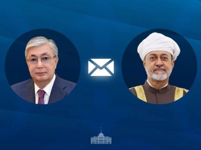 Президент Оман Сұлтанына құттықтау жеделхатын жолдады