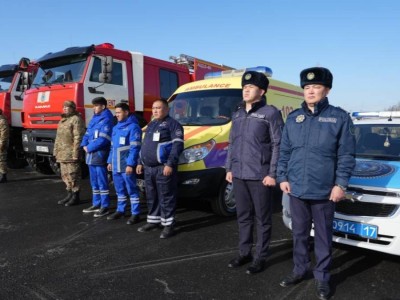 Қазақстанда алғашқы өрт сөндірушілер, дәрігерлер мен полицияның әмбебап кешені ашылды