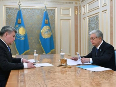 Президент «QazaqGaz» ҰК» АҚ басқарма төрағасы Әлібек Жамауовты қабылдады