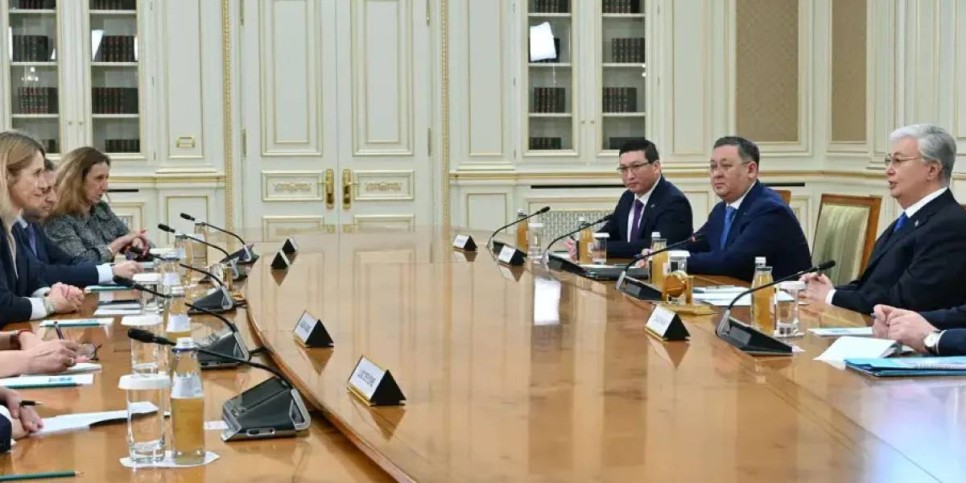 Мемлекет басшысы Еуропалық комиссияның вице-президенті Кая Калласпен кездесті