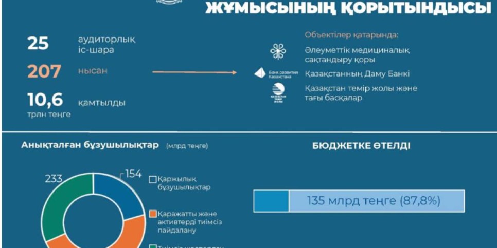 Сапалы аудит – даму жолындағы сенімді іргетас: ҚР Жоғары аудиторлық палатасының 2024 жылғы жұмысының қорытындылары