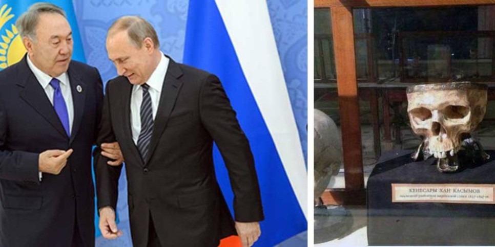“Кенесарының сүйегін қайтаруға көмектесемін”: Путин Назарбаевқа уәде етті