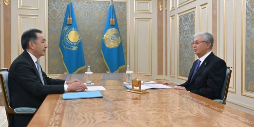 Мемлекет басшысы Бақытжан Сағынтаевты қабылдады
