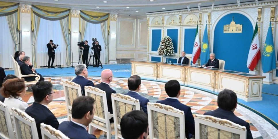 Еуропа мен Қытай арасында құрлық арқылы тасымалданатын жүктің шамамен 85 пайызы Қазақстан арқылы өтеді